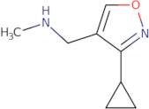 [(3-Cyclopropyl-1,2-oxazol-4-yl)methyl](methyl)amine