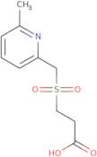 3-[(6-Methylpyridin-2-yl)methanesulfonyl]propanoic acid