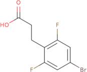 3-(4-Bromo-2,6-difluorophenyl)propanoic acid