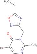 5-Bromo-3-[(5-ethyl-1,2,4-oxadiazol-3-yl)methyl]-2-methyl-3,4-dihydropyrimidin-4-one