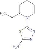 5-(2-Ethylpiperidin-1-yl)-1,3,4-thiadiazol-2-amine