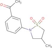 2-(3-Acetylphenyl)-4-methyl-1,2-thiazolidine-1,1-dione