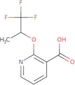 2-[(1,1,1-Trifluoropropan-2-yl)oxy]pyridine-3-carboxylic acid