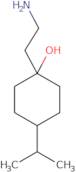 1-(2-Aminoethyl)-4-(propan-2-yl)cyclohexan-1-ol