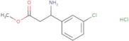 Methyl 3-amino-3-(3-chlorophenyl)propanoate