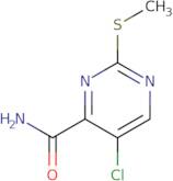 5-Chloro-2-(methylsulfanyl)pyrimidine-4-carboxamide