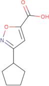 3-Cyclopentyl-1,2-oxazole-5-carboxylic acid