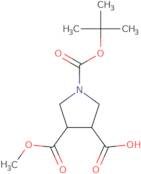 1-Boc-4-(methoxycarbonyl)pyrrolidine-3-carboxylic acid