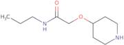 2-(Piperidin-4-yloxy)-N-propylacetamide