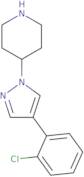 4-[4-(2-chlorophenyl)-1H-pyrazol-1-yl]piperidine