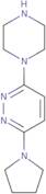 3-(1-Piperazinyl)-6-(1-pyrrolidinyl)pyridazine
