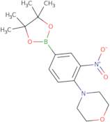 [4-(Morpholin-4-yl)-3-nitrophenyl]boronic acid pinacol ester