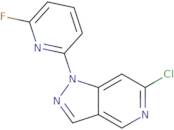 6-Chloro-1-(6-fluoropyridin-2-yl)-1H-pyrazolo[4,3-c]pyridine