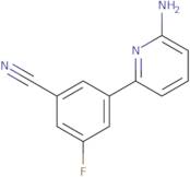 3-(6-Aminopyridin-2-yl)-5-fluorobenzonitrile