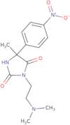 3-(2-Dimethylamino-ethyl)-5-methyl-5-(4-nitro-phenyl)-imidazolidine-2,4-dione