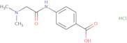 4-[(N,N-Dimethylglycyl)amino]benzoic acid hydrochloride