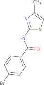 4-Bromo-N-(4-methyl-1,3-thiazol-2-yl)benzamide