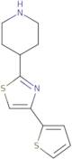 2-(Piperidin-4-yl)-4-(thiophen-2-yl)thiazole