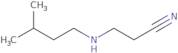 3-[(3-Methylbutyl)amino]propanenitrile