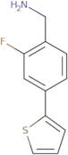 1-(2-Fluoro-4-thien-2-ylphenyl)methanamine