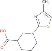 1-(4-Methyl-1,3-thiazol-2-yl)piperidine-3-carboxylic acid