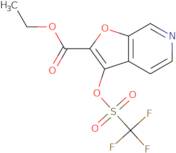 Ethyl 3-{[(trifluoromethyl)sulphonyl]oxy}furo[2,3-c]pyridine-2-carboxylate