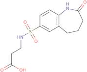 3-(2-Oxo-2,3,4,5-tetrahydro-1H-1-benzazepine-7-sulfonamido)propanoic acid