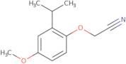 2-(4-Methoxy-2-propan-2-ylphenoxy)acetonitrile