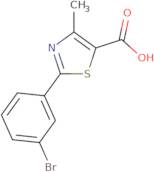 4-Methyl-2-(3-bromophenyl)thiazole-5-carboxylic acid