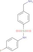 4-(Aminomethyl)-N-(4-fluorophenyl)benzene-1-sulfonamide