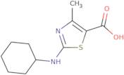 2-(Cyclohexylamino)-4-methyl-1,3-thiazole-5-carboxylic acid