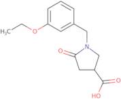 1-(3-Ethoxy-benzyl)-5-oxo-pyrrolidine-3-carboxylic acid