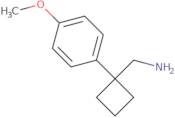 [1-(4-Methoxyphenyl)cyclobutyl]methanamine