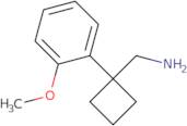 [1-(2-Methoxyphenyl)cyclobutyl]methanamine