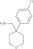 [4-(4-Chlorophenyl)oxan-4-yl]methanamine