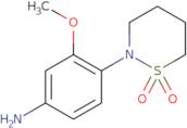 4-(1,1-Dioxido-1,2-thiazinan-2-yl)-3-methoxyaniline
