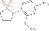 4-​(1,​1-​Dioxido-​2-​isothiazolidinyl)​-​3-​methoxy-benzenamine