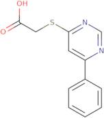 [(6-Phenylpyrimidin-4-yl)thio]acetic acid