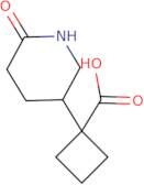 1-(6-Oxopiperidin-3-yl)cyclobutane-1-carboxylic acid