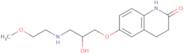 6-{2-Hydroxy-3-[(2-methoxyethyl)amino]propoxy}-1,2,3,4-tetrahydroquinolin-2-one