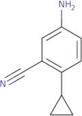 5-Amino-2-cyclopropylbenzonitrile