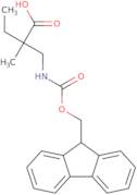 2-(([(9H-Fluoren-9-ylmethoxy)carbonyl]amino)methyl)-2-methylbutanoic acid