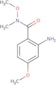 2-Amino-N,4-dimethoxy-N-methylbenzamide