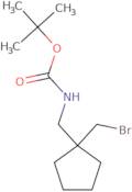 tert-Butyl N-{[1-(bromomethyl)cyclopentyl]methyl}carbamate