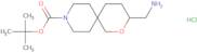 tert-Butyl 3-(aminomethyl)-2-oxa-9-azaspiro[5.5]undecane-9-carboxylate hydrochloride