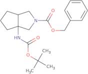 benzyl3a-tert-butoxycarbonyl)amino)hexahydrocyclopenta[c]pyrrole-2(1H)-carboxylate