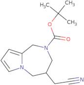 Tert-Butyl 4-(Cyanomethyl)-4,5-Dihydro-1H-Pyrrolo[1,2-A][1,4]Diazepine-2(3H)-Carboxylate