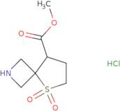 Methyl 5-thia-2-azaspiro[3.4]octane-8-carboxylate 5,5-dioxide hydrochloride