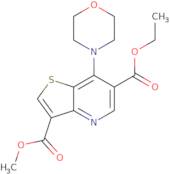 6-Ethyl 3-methyl 7-morpholinothieno[3,2-b]pyridine-3,6-dicarboxylate