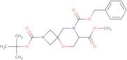 8-Benzyl 2-tert-butyl 7-methyl 5-oxa-2,8-diazaspiro[3.5]nonane-2,7,8-tricarboxylate